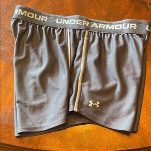 Under Armour Charcoal Tech Play Up Shorts